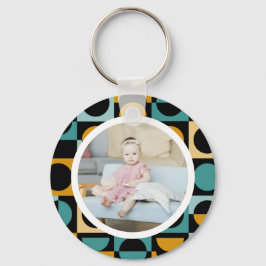 Persoonlijke foto en patroon sleutelhanger
