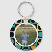 Persoonlijke foto en patroon sleutelhanger (Achterkant)