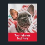 Persoonlijke foto en tekst briefkaart<br><div class="desc">Briefkaart voor persoonlijke foto's en tekst</div>