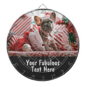 Persoonlijke foto en tekst dartbord (Voorkant)