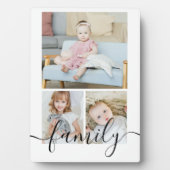 Persoonlijke foto en tekst fotoplaat (voorkant)