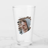 Persoonlijke foto en tekst glas (Voorkant)