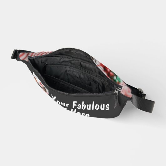 Persoonlijke foto en tekst heuptasje (Open)