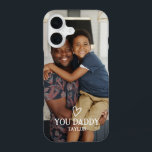 Persoonlijke foto en tekst iPhone 16 hoesje<br><div class="desc">Maak een gepersonaliseerde foto liefde hart keepsake telefoon case van Ricaso - voeg uw eigen foto's en tekst - foto keepsake geschenken</div>