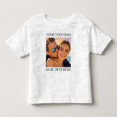 Persoonlijke foto en tekst kinder shirts (Voorkant)