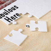 Persoonlijke foto en tekst legpuzzel (Zijkant)