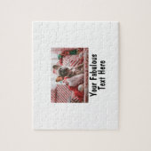 Persoonlijke foto en tekst legpuzzel (Verticaal)