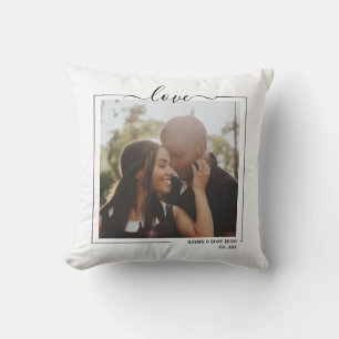 Persoonlijke foto en tekst met liefde kussen