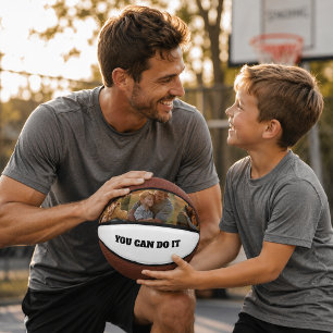 Persoonlijke foto en tekst mini basketbal