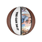 Persoonlijke foto en tekst mini basketbal (Verticaal)