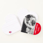 Persoonlijke foto en tekst notitieboek (Binnen)