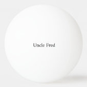 Persoonlijke foto en tekst pingpongbal (Achterkant)