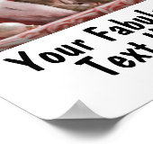 Persoonlijke foto en tekst poster (Hoek)