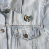 Persoonlijke foto en tekst ronde button 3,2 cm (In situ)