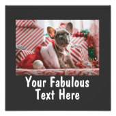 Persoonlijke foto- en tekstafdrukken foto afdruk (Voorkant)