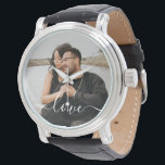 Persoonlijke foto en tekstfoto horloge<br><div class="desc">Maak een Gepersonaliseerde het kiepaardhorloge van de Foto van Ricaso - voeg uw eigen foto's en tekst toe - de giften van de fotoreportalk</div>