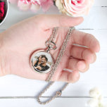 Persoonlijke foto en tekstfoto horloge<br><div class="desc">Maak een gepersonaliseerde foto keepsake ketting horloge van Ricaso - voeg uw eigen foto's en tekst - foto keepsake geschenken voor jezelf of voor een geliefde,  familie,  vriend</div>