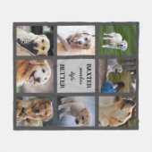 Persoonlijke foto- en tekstfoto-inktpatronen fleece deken (Voorkant (Horizontaal))