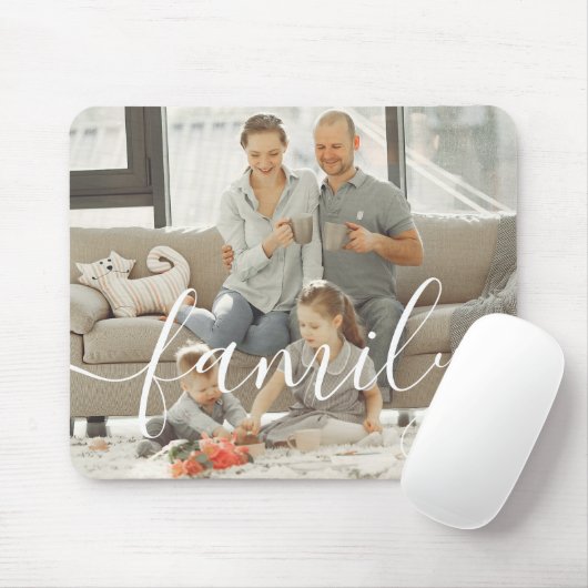 Persoonlijke foto en tekstfoto muismat (Met muis)