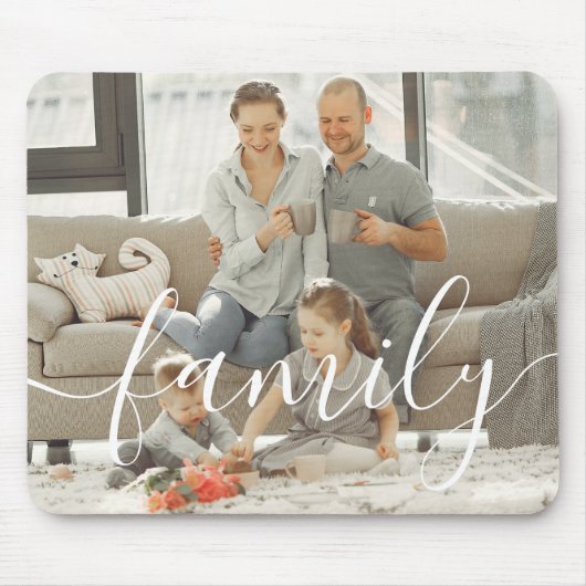 Persoonlijke foto en tekstfoto muismat (Voorkant)