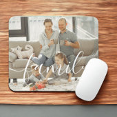 Persoonlijke foto en tekstfoto muismat