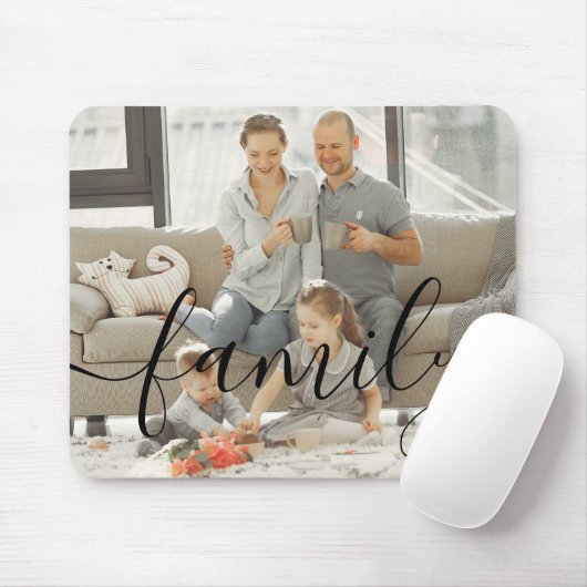 Persoonlijke foto en tekstfoto muismat (Met muis)