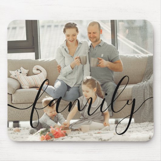 Persoonlijke foto en tekstfoto muismat (Voorkant)