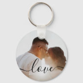 Persoonlijke foto en tekstfoto sleutelhanger (Voorkant)