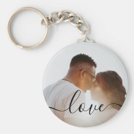 Persoonlijke foto en tekstfoto sleutelhanger