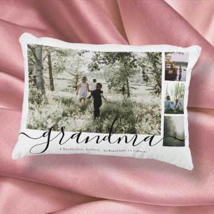 Persoonlijke foto- en tekstfotocollage accent kussen