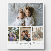 Persoonlijke foto- en tekstfotocollage fotoplaat (Voorkant)