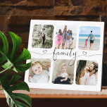 Persoonlijke foto- en tekstfotocollage fotoplaat<br><div class="desc">Maak een gepersonaliseerde familie Fotokeepaardplak uit Ricaso - voeg je eigen foto's toe - foto's collage keepomwille giften</div>