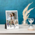 Persoonlijke foto- en tekstfotocollage fotoplaat<br><div class="desc">Maak een gepersonaliseerde familie Foto keepomwille Plaque uit Ricaso - voeg je eigen foto's toe - foto's collage keepomwille giften</div>