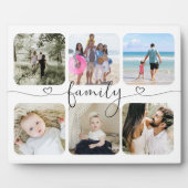 Persoonlijke foto- en tekstfotocollage fotoplaat (Voorkant)