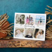 Persoonlijke foto- en tekstfotocollage fotoplaat (Zijkant)