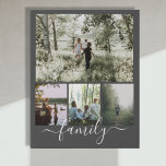 Persoonlijke foto- en tekstfotocollage imitatie canvas print<br><div class="desc">Maak een Gepersonaliseerde familieDe muurkunst van de Foto keepomwille - Faux Wrapped Canvas Druk van Ricaso - voeg uw eigen foto's en tekst toe - de giften van de het grootboekje van de foto's</div>