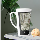 Persoonlijke foto- en tekstfotocollage latte mok