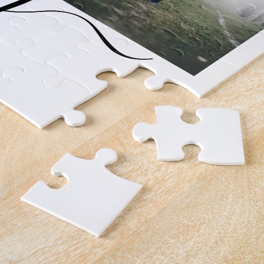 Persoonlijke foto- en tekstfotocollage legpuzzel (Zijkant)