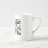 Persoonlijke foto- en tekstfotocollage porselein kop (Rechts)