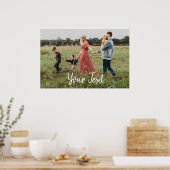 Persoonlijke foto- en tekstsjabloon poster (Keuken)