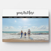 Persoonlijke foto familie liefde herinneringen  fotoplaat (voorkant)