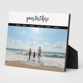 Persoonlijke foto familie liefde herinneringen  fotoplaat