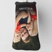 Persoonlijke foto familienaam golfheadcover (Draai 90)