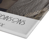 Persoonlijke foto&familienaam Kitchen Snijplank (Hoek)