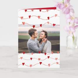 Persoonlijke foto Fijne Valentijnsdag Hart Kaart