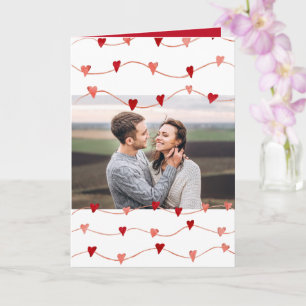 Persoonlijke foto Fijne Valentijnsdag Hart Kaart