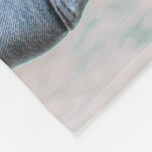 Persoonlijke foto fleece deken (Hoek)