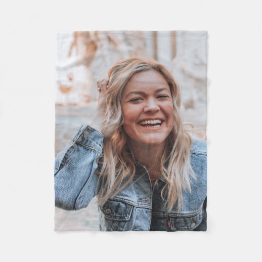 Persoonlijke foto fleece deken (Voorkant)