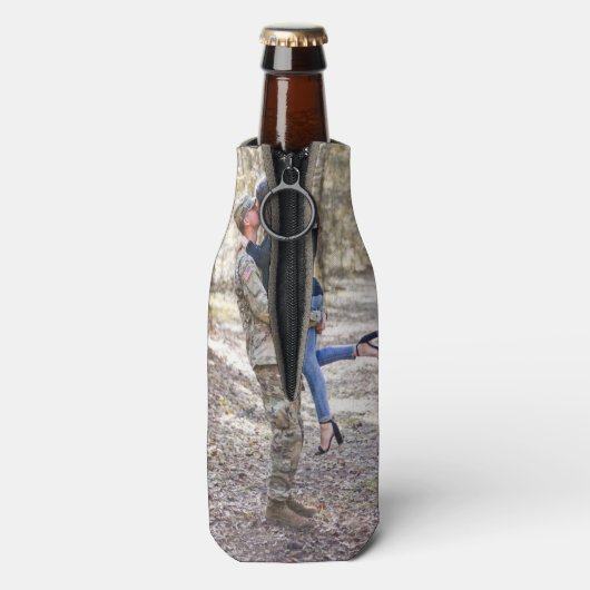 Persoonlijke foto flesjeskoeler (Fles Achterkant)