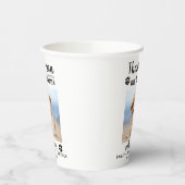 Persoonlijke foto Foto Dank je weduwschap Papieren Bekers (Links)